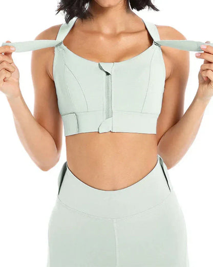 High Impact,A+ Quality, Ultimate Comfort, Sports Bra, Zipper ( Pack of 3 )