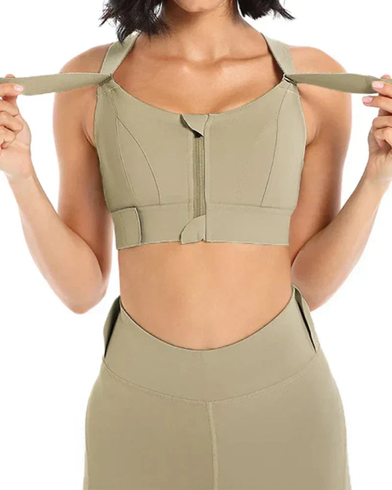 High Impact,A+ Quality, Ultimate Comfort, Sports Bra, Zipper ( Pack of 3 )