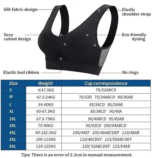 BUY 1 Get 3 FREE Breathable Cool Liftup Air Bra