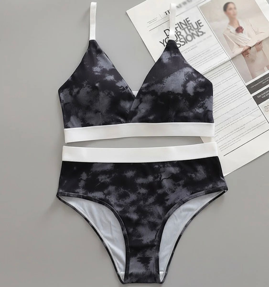 Tie-Dye Comfort Wireless Bra & Panty Set