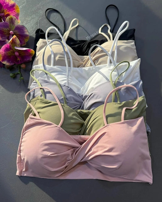 Premium Seamless Twist Bra – Soft, Comfortable & Stylish