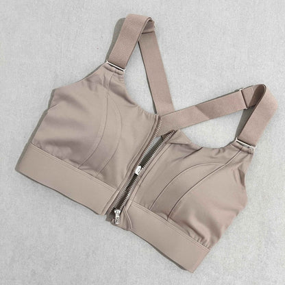 Adjustable Straps Cross Back Short Fitness Sports Bra