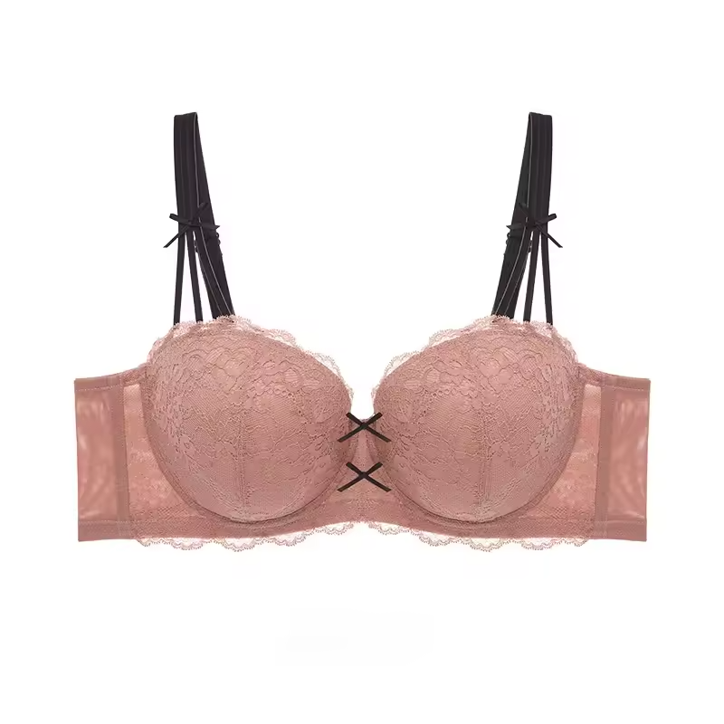 Half Cup Lace Push-Up Bra