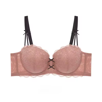 Half Cup Lace Push-Up Bra